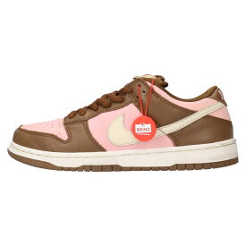 NIKE SB(ナイキエスビー) サイズ:27.0cm DUNK LOW PRO STUSSY (ステューシー)CHERRY 304292-671 ステューシー ダンク ロー プロ チェリー ローカットスニーカー US9/27cm ブラウン/ピンク【中古】【程度A】【カラーブラウン】【取扱店舗BRING KICKS】