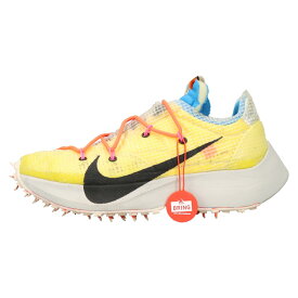 NIKE(ナイキ) サイズ:24cm/US7 ×OFF-WHITE WMNS VAPOR STREET/OW×オフホワイト ウィメンズ ヴェイパーストリート スニーカー ツアーイエロー CD8178-700 24cm/US7【中古】【程度B】【カラーイエロー】【オンライン限定商品】