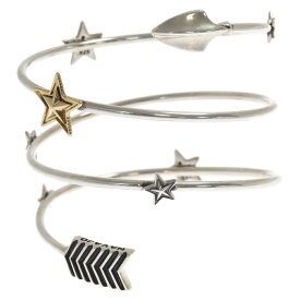 CODY SANDERSON(コディーサンダーソン) Shooting Stars Spiral Bracelet 18K Star シューティング スター スパイラル ブレスレット シルバー/ゴールド【新古品/中古】【程度S】【カラーシルバー】【取扱店舗OneStyle新宿店】