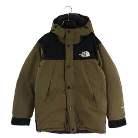 THE NORTH FACE(ザノースフェイス) サイズ:S MOUNTAIN DOWN JACKET GORE-TEX ND91837 マウンテンダウン ジャケット カーキ【中古】【程度B】【カラーグリーン】【オンライン限定商品】