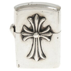 CHROME HEARTS(クロムハーツ) ZIPPO LIGHTERZ-V1 V1スモールCHクロス ジッポ ライター シルバー【中古】【程度B】【カラーシルバー】【取扱店舗BRINGアメリカ村店】