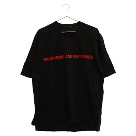 WIZZARD(ウィザード) サイズ:2 SPOKEN WORD AND ELECTRONICA グラフィックラバープリント 半袖Tシャツ ブラック【中古】【程度B】【カラーブラック】【オンライン限定商品】