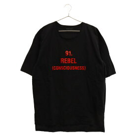 WIZZARD(ウィザード) サイズ:2 91 REBEL ラバープリント 半袖Tシャツ ブラック【中古】【程度B】【カラーブラック】【オンライン限定商品】