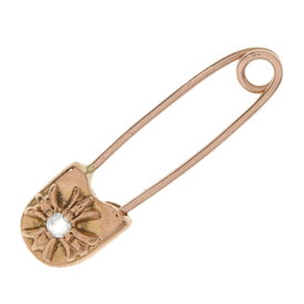 CHROME HEARTS(クロムハーツ) 22K SAFETY PIN S 1DIA/22Kスモールセーフティピン 1ダイヤ ゴールド ネックレストップ【中古】【程度B】【カラーゴールド】【取扱店舗原宿】