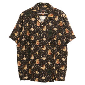 SUPREME(シュプリーム) サイズ:M 21SS×HYSTERIC GLAMOUR Blurred Girls Rayon S/S Shirt ヒステリックグラマー ガールズ 半袖レーヨンシャツ ブラック【中古】【程度A】【カラーブラック】【オンライン限定商品】