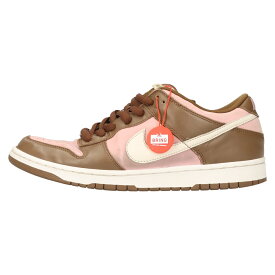 NIKE SB(ナイキエスビー) サイズ:29.0cm SB DUNK LOW PRO STUSSY CHERRY 304292-671 ステューシー ダンク ロー プロ チェリー ローカットスニーカー ピンク/ブラウン US11/29cm【中古】【程度B】【カラーピンク】【取扱店舗BRING KICKS】