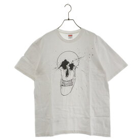 SUPREME(シュプリーム) サイズ:M 22SS Ralph Steadman Skull Tee ラルフ ステッドマン スカルグラフィックプリント 半袖Tシャツ ホワイト【中古】【程度B】【カラーホワイト】【取扱店舗BRING梅田茶屋町店】