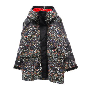 BURBERRY(バーバリー) サイズ:S Floral-Print Nylon Twill Logo Detail Hooded Parka 花柄フローラルパテッドジャケット アウター マルチ 8042697【中古】【程度A】【カラーマルチカラー】【オンライン限定商品】