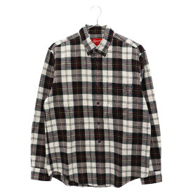 SUPREME(シュプリーム) サイズ:S 14AW Tartan Flannel Shirt タータンチェック フランネル長袖シャツ マルチカラー【中古】【程度B】【カラーマルチカラー】【取扱店舗BRING THRIFT CLOSET】