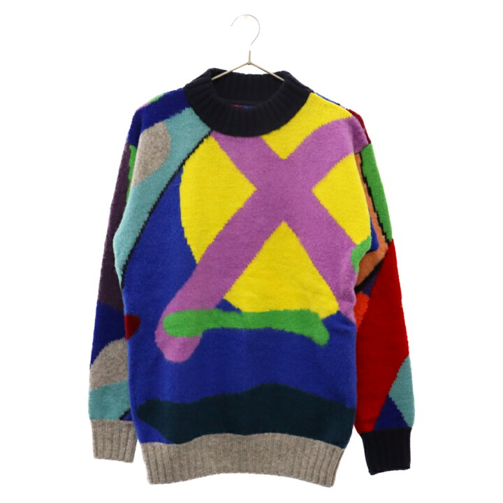 楽天市場】Sacai(サカイ) サイズ:1 21AW×KAWS Jaqcuard Knit Pullover 