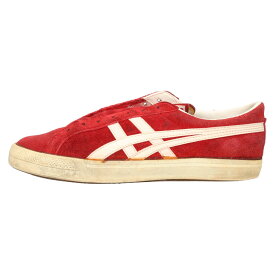 Onitsuka Tiger(オニツカタイガー) サイズ:26.5cm 90S ファブレ バスケットボール ローカットスニーカー レッド US7 1/2/26.5cm TFW004【中古】【程度B】【カラーレッド】【オンライン限定商品】