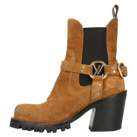 LOUIS VUITTON(ルイヴィトン) サイズ:36 19AW suede ankle boots スエードアンクルブーツ MA0149 ブラウン【中古】【程度B】【カラーブラウン】【オンライン限定商品】