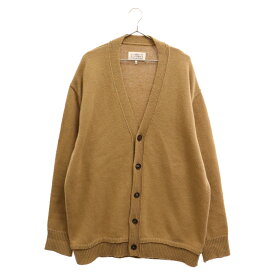 Maison Margiela(メゾンマルジェラ) サイズ:L 22AW Elbow Patch Knit Cardigan エルボーパッチニットカーディガン SI1GP0003 S18064 ベージュ【中古】【程度A】【カラーベージュ】【取扱店舗BRING梅田茶屋町店】