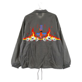 WACKO MARIA(ワコマリア) サイズ:L 24SS NECKFACE / COACH JACKET ネックフェイス コーチジャケット グレー【新古品/中古】【程度S】【カラーグレー】【取扱店舗渋谷】