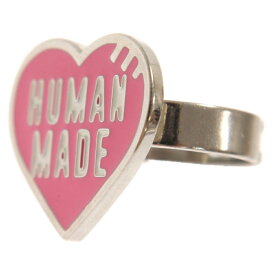 HUMAN MADE(ヒューマンメイド) サイズ:15.0号 22SS HEART RING Pink ロゴ ハート リング ハートリング 指輪 ピンク 15号【中古】【程度B】【カラーピンク】【取扱店舗名古屋】