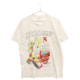 SUPREME(シュプリーム) サイズ:M 20SS Daniel Johnston Tee プリントデザイン 半袖カットソー Tシャツ ホワイト【中古】【程度B】【カラーホワイト】【オンライン限定商品】