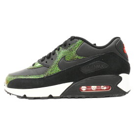 NIKE(ナイキ) サイズ:27.0cm AIR MAX 90 GREEN PYTHON エアマックス90 グリーン ローカットスニーカー ブラック/グリーン US9/27cm CD0916-001【新古品/中古】【程度S】【カラーブラック】【オンライン限定商品】