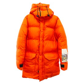 GUCCI(グッチ) サイズ:S 21AW×THE NORTH FACE Down Jacket 663751 XLWF0×ザノースフェイス ダウンジャケット ダウンコート オレンジ【中古】【程度B】【カラーオレンジ】【オンライン限定商品】