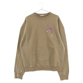 DIOR(ディオール) サイズ:S 22AW×Travis Scott Oversized Cactus Jack Dior Sweatshirt 283J679A0531 トラヴィス スコット カクタス ジャック ディオール オーバーサイズ シャツ【中古】【程度A】【カラーブラウン】【取扱店舗新宿】