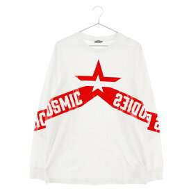 DIESEL(ディーゼル) サイズ:S T-JUST-LS-STAR スタープリント長袖Tシャツ ロンT ホワイト【中古】【程度A】【カラーホワイト】【取扱店舗BRING THRIFT CLOSET】