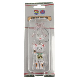 MEDICOM TOY(メディコムトイ) BE@RBRICK ベアブリック 2023 謹賀新年 招き猫 ノベルティ ストラップ ホワイト【新古品/中古】【程度S】【カラーホワイト】【オンライン限定商品】