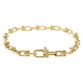 TIFFANY & Co.(ティファニー) サイズ:ラージ HardWear S Link Bracelet 18KYG ハードウェア スモーク リンク ブレスレット イエローゴールド ラージ【中古】【程度A】【カラーゴールド】【取扱店舗BRING札幌店】