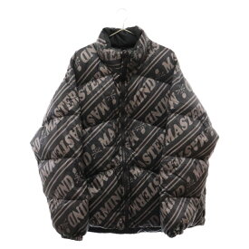 mastermind JAPAN(マスターマインドジャパン) サイズ:46 xRockey Mountain Logo print down jacket ロゴプリントダウンジャケット ブラック 290-222-52【新古品/中古】【程度S】【カラーブラック】【オンライン限定商品】
