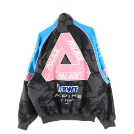 Palace Skateboards(パレススケートボーズ) サイズ:M 23AW×Kappa×ALPINE F1 バックデザイン ジップアップ ジャケット【中古】【程度B】【カラーマルチカラー】【取扱店舗BRING THRIFT CLOSET】