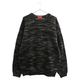 SUPREME(シュプリーム) サイズ:XL 20AW Static Sweater スタティック長袖セーター ニット ブラウン/ブラック【中古】【程度A】【カラーブラウン】【オンライン限定商品】