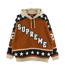 SUPREME(シュプリーム) サイズ:S 22AW Hockey Hooded Sweatshirt ホッケー フーデッド スウェット プルオーバーパーカー ブラウン【中古】【程度A】【カラーブラウン】【オンライン限定商品】