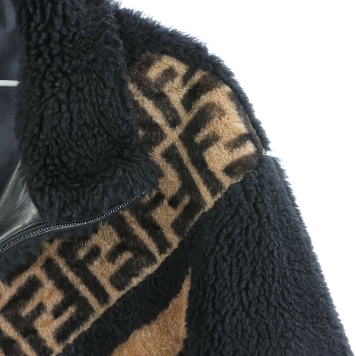楽天市場】FENDI(フェンディ) サイズ:48 19AW ズッカ柄シープスキン 