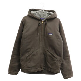 PATAGONIA(パタゴニア) 90S VINATGE Rなしタグ ジップアップ 裏ボア フーデッドジャケット ブラウン【中古】【程度B】【カラーブラウン】【取扱店舗BRING THRIFT CLOSET】