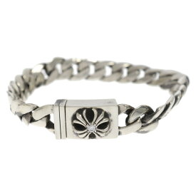 CHROME HEARTS(クロムハーツ) サイズ:24LINK CH PLUS BOX ID DIA/ベイビークラシックリンク 1ダイヤ シルバーブレスレット 24LINK【中古】【程度B】【カラーシルバー】【取扱店舗BRING福岡天神店】