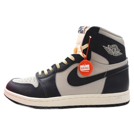 NIKE(ナイキ) サイズ:US8.5/26.5cm AIR JORDAN 1 HIGH '85 College Navy BQ4422-400 エアジョーダン1 ジョージタウン ハイカットスニーカー US8.5/26.5cm ネイビー/グレー【中古】【程度A】【カラーネイビー】【取扱店舗原宿】
