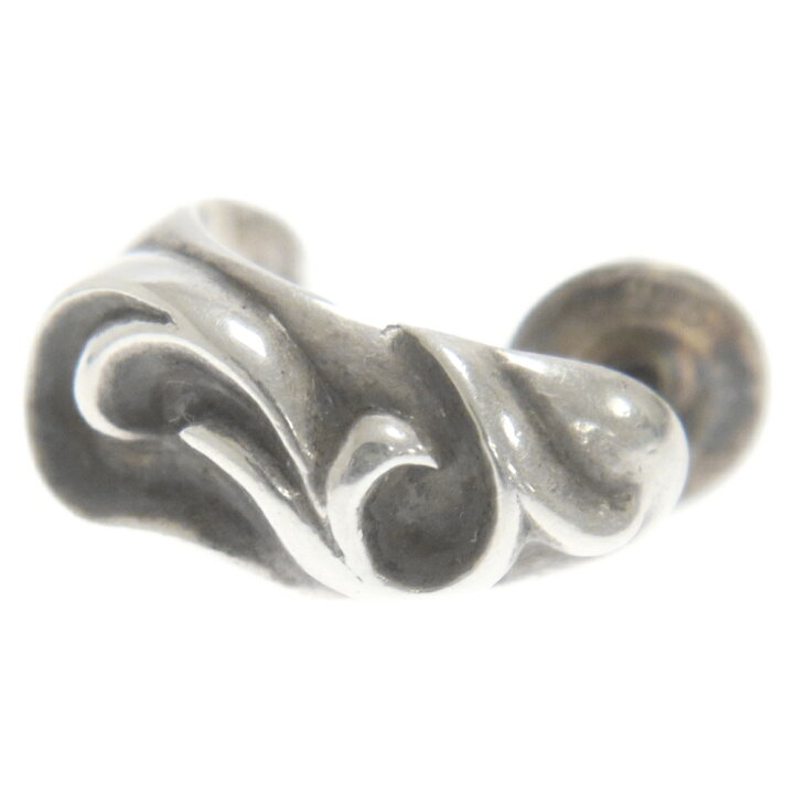 クロムハーツ カーブド ティアドロップ ピアス 14Kコンビ シルバー925  