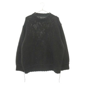 Sacai(サカイ) サイズ:2 23AW Knit Pullover ニット ローゲージ プルオーバーセーター ブラック 24-03330M【中古】【程度B】【カラーブラック】【オンライン限定商品】