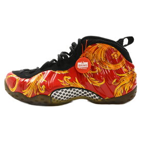 SUPREME(シュプリーム) サイズ:US8.5/26.5cm 14SS×NIKE ナイキ AIR FOAMPOSITE 1 SUPREME SP×シュプリーム エアフォームポジット レッド ミッドカットスニーカー シューズ 652792-600 US8.5/26.5cm【中古】【程度A】【カラーレッド】【取扱店舗BRING KICKS】