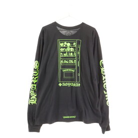 CHROME HEARTS(クロムハーツ) サイズ:L CH L S LTD 青山限定プリント長袖カットソー L ブラック/グリーン【中古】【程度A】【カラーブラック】【取扱店舗OneStyle新宿店】