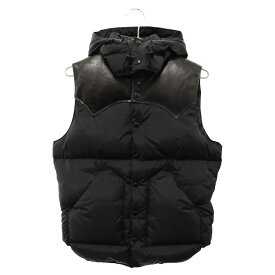 ROCKY MOUNTAIN(ロッキーマウンテン) サイズ:S ×HYSTERIC GLAMOUR Down Vest ヒステリックグラマー ダウンベスト ブラック 0204AV03【中古】【程度A】【カラーブラック】【オンライン限定商品】