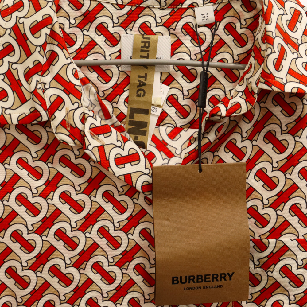 楽天市場】BURBERRY(バーバリー) サイズ:42 Monogram Print Silk