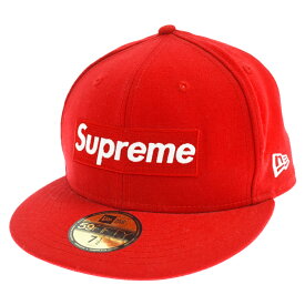 SUPREME(シュプリーム) サイズ:7 1/2 17SS×New Era Playboy Box Logo Cap ニューエラ プレイボーイ ボックスロゴ ベースボールキャップ レッド【中古】【程度A】【カラーレッド】【取扱店舗BRINGアメリカ村店】