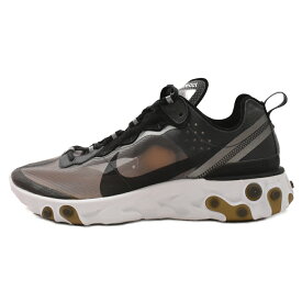 NIKE(ナイキ) サイズ:28.0cm REACT ELEMENT 87 リアクトエレメント 87 ローカットスニーカーシューズ ブラック US10 AQ1090-001【新古品/中古】【程度S】【カラーブラック】【取扱店舗BRING THRIFT CLOSET】