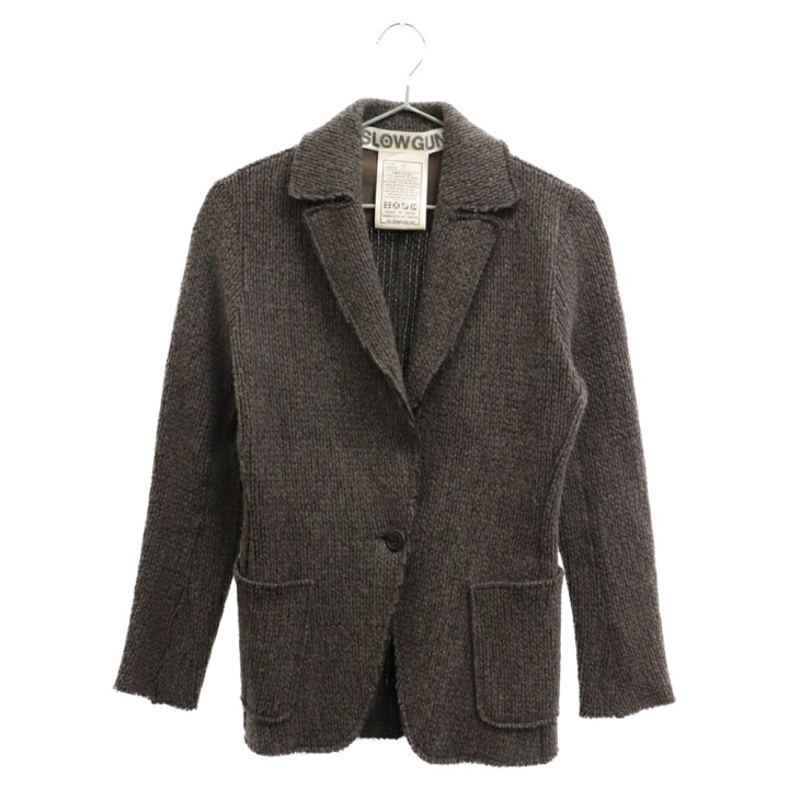 楽天市場】SLOWGUN(スロウガン) サイズ:0 ウールニット 1B テーラード  