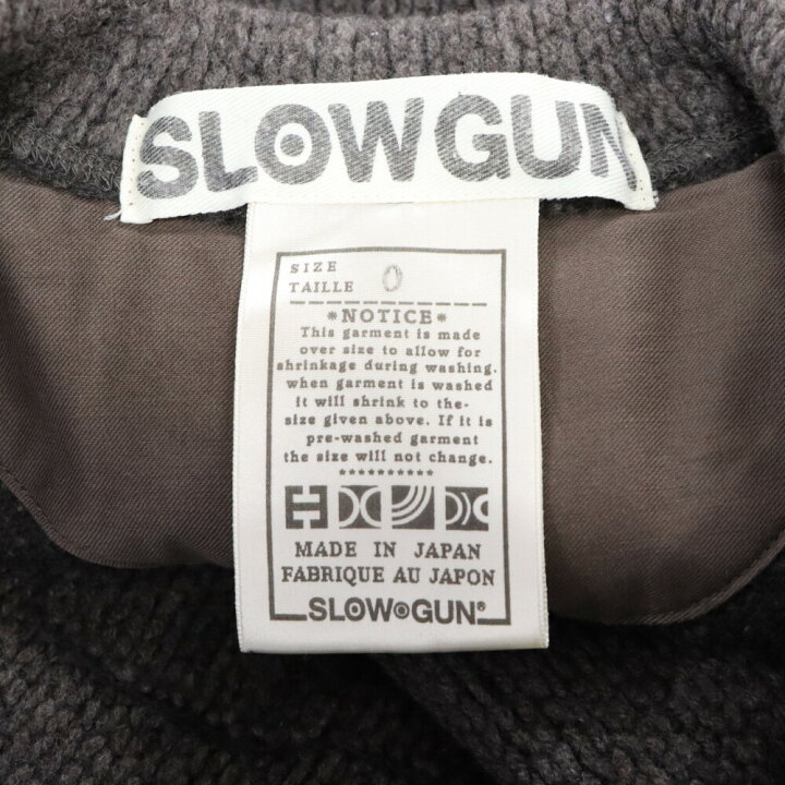 楽天市場】SLOWGUN(スロウガン) サイズ:0 ウールニット 1B テーラード 