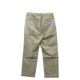 SUPREME(シュプリーム) サイズ:32 23AW Chino Pant ピンナップ ガール ロゴ ワッペン チノパン パンツ カーキ【中古】【程度A】【カラーグリーン】【取扱店舗BRING仙台店】