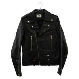 Rags McGREGOR(ラグスマックレガー) サイズ:S 14AW DOUBLE RIDERS LEATHER JACKET ホースハイド ダブルライダースジャケット ブラック 211144603【中古】【程度A】【カラーブラック】【オンライン限定商品】