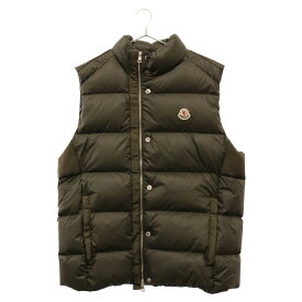 MONCLER(モンクレール) サイズ:3 ONTAKE ダウンベスト カーキ H20911A00245 596FQ【中古】【程度B】【カラーグリーン】【取扱店舗渋谷】