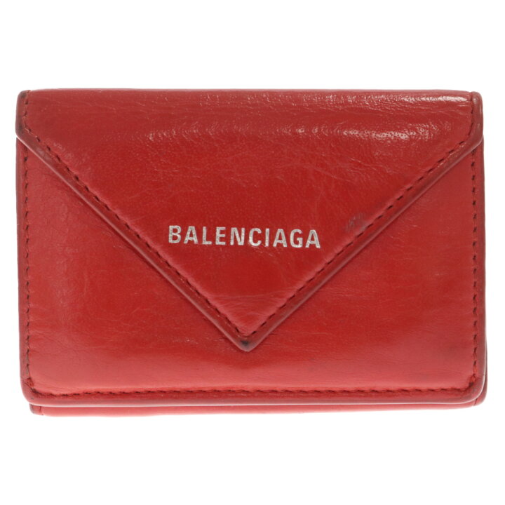楽天市場】BALENCIAGA(バレンシアガ) ペーパーミニウォレット レザー三  