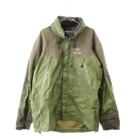 ARC'TERYX(アークテリクス) サイズ:XL 90S THETA AR シータ LT シェルジャケット カーキ MGJ1-03【中古】【程度C】【カラーグリーン】【取扱店舗BRING仙台店】