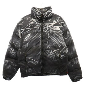 SUPREME(シュプリーム) サイズ:S 23SS×THE NORTH FACE ノースフェイス Printed Nuptse Jacket プリンテッド プリント ヌプシ ダウン ジャケット トロンプルイユ ブラック ND02300I【新古品/中古】【程度S】【カラーブラック】【オンライン限定商品】